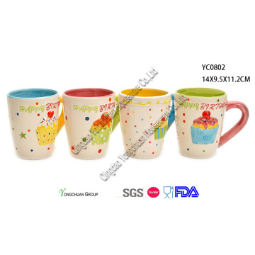 Hand Pinted Ceramic Mug Sets for Children